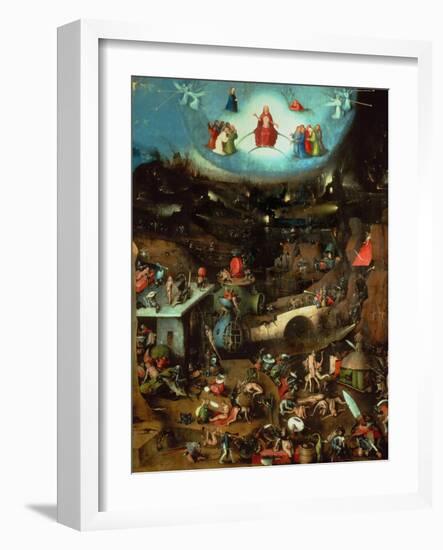 Last Judgment, Central Panel of Triptych-Hieronymus Bosch-Framed Giclee Print