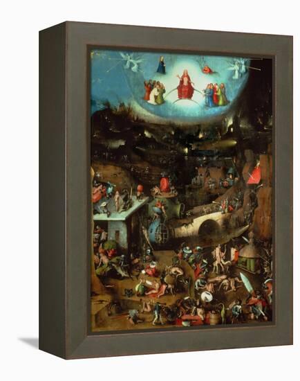 Last Judgment, Central Panel of Triptych-Hieronymus Bosch-Framed Premier Image Canvas