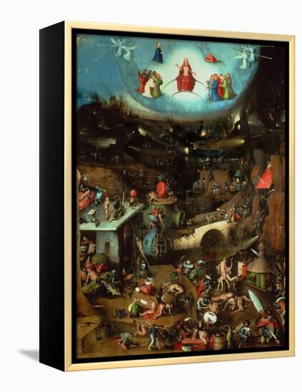 Last Judgment, Central Panel of Triptych-Hieronymus Bosch-Framed Premier Image Canvas