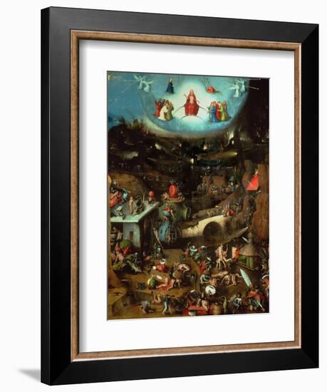 Last Judgment, Central Panel of Triptych-Hieronymus Bosch-Framed Giclee Print