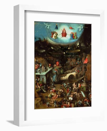 Last Judgment, Central Panel of Triptych-Hieronymus Bosch-Framed Giclee Print