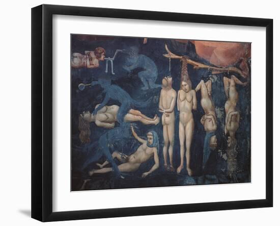 Last Judgment, Detail, Torment-Giotto di Bondone-Framed Art Print