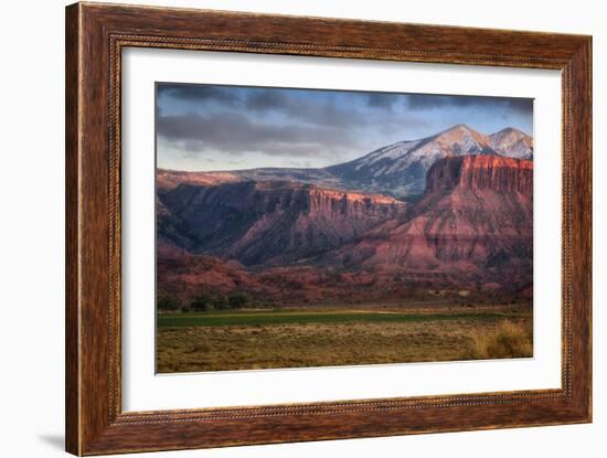 Last Light at Castle Valley-Vincent James-Framed Photographic Print