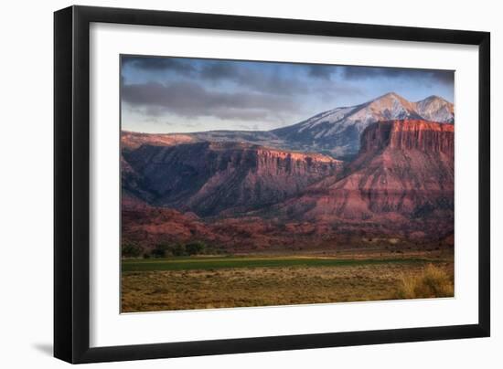 Last Light at Castle Valley-Vincent James-Framed Photographic Print