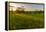 Last Light in a Hay Field in Epping, New Hampshire-Jerry and Marcy Monkman-Framed Premier Image Canvas