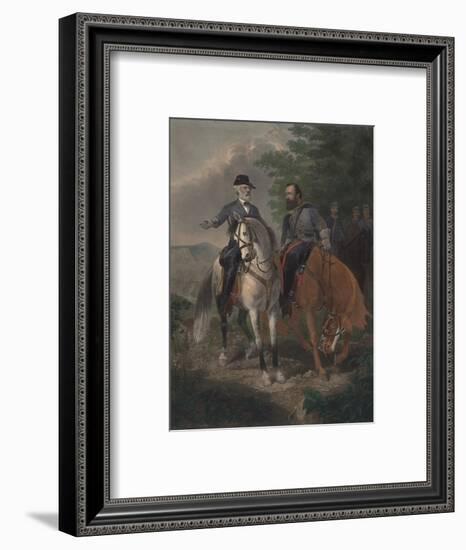 Last Meeting Between Generals Lee and Jackson, 1872-Everett D. B. Julio-Framed Giclee Print