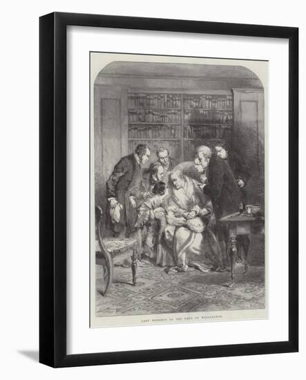 Last Moments of the Duke of Wellington-Sir John Gilbert-Framed Giclee Print