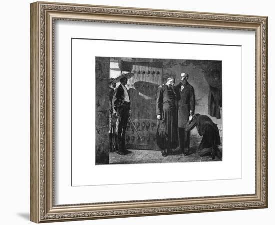 Last Moments of the Emperor Maximilian, 1867, (Late 19th Centur)-Jean-Paul Laurens-Framed Giclee Print
