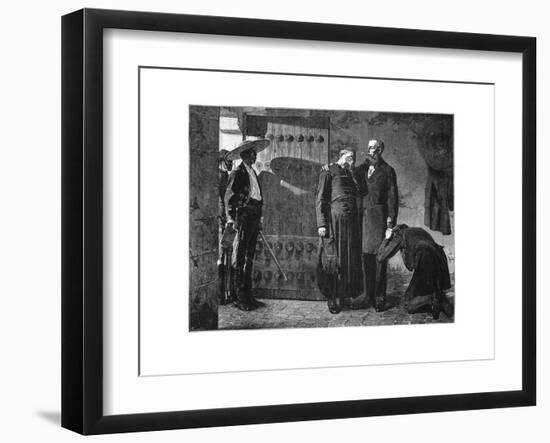 Last Moments of the Emperor Maximilian, 1867, (Late 19th Centur)-Jean-Paul Laurens-Framed Giclee Print