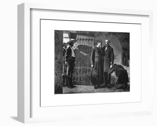 Last Moments of the Emperor Maximilian, 1867, (Late 19th Centur)-Jean-Paul Laurens-Framed Giclee Print