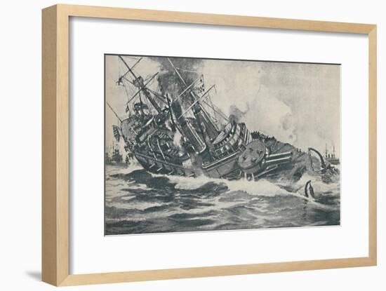 'Last Moments of the Sinking Battleship HMS Victoria, 1893', 1937-Unknown-Framed Giclee Print