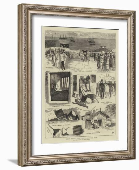 Last Notes from the Ashantee War-Alfred Chantrey Corbould-Framed Giclee Print