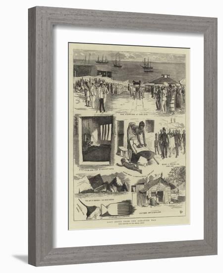 Last Notes from the Ashantee War-Alfred Chantrey Corbould-Framed Giclee Print