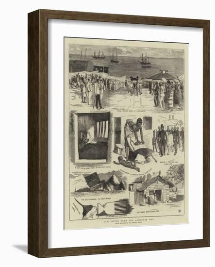 Last Notes from the Ashantee War-Alfred Chantrey Corbould-Framed Giclee Print