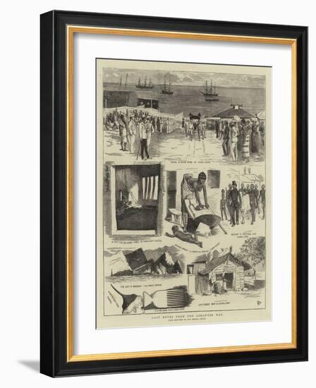 Last Notes from the Ashantee War-Alfred Chantrey Corbould-Framed Giclee Print