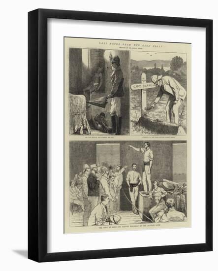 Last Notes from the Gold Coast-Alfred Chantrey Corbould-Framed Giclee Print