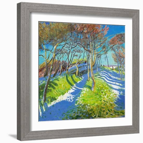 Last of the Snow, Ladmanlow, 2015-Andrew Macara-Framed Giclee Print