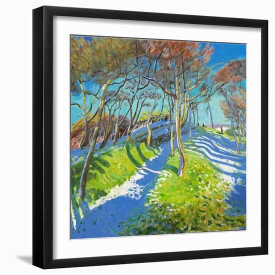 Last of the Snow, Ladmanlow, 2015-Andrew Macara-Framed Giclee Print