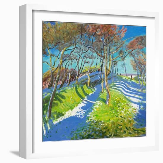 Last of the Snow, Ladmanlow, 2015-Andrew Macara-Framed Giclee Print