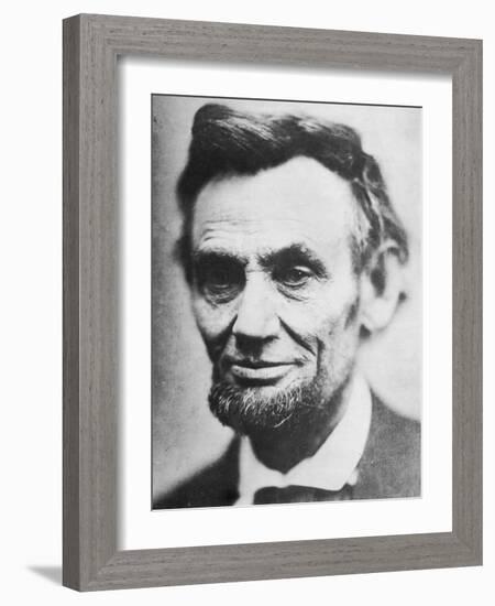 Last Photograph of Abraham Lincoln, (1809-186), April 1865-null-Framed Giclee Print