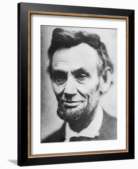 Last Photograph of Abraham Lincoln, (1809-186), April 1865-null-Framed Giclee Print