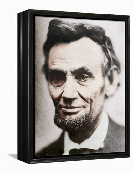 Last Photograph of Abraham Lincoln, (1809-1865), April 1865-null-Framed Premier Image Canvas
