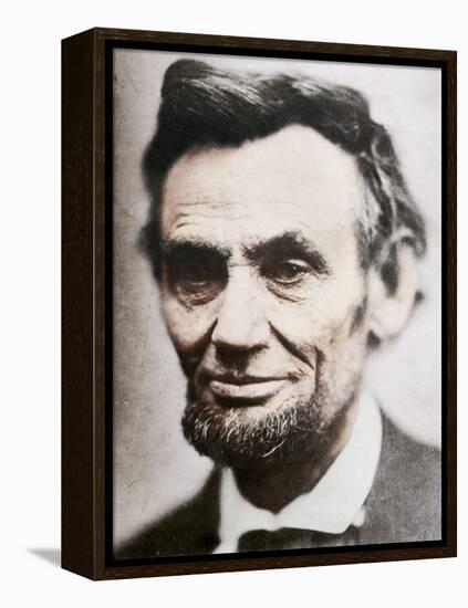 Last Photograph of Abraham Lincoln, (1809-1865), April 1865-null-Framed Premier Image Canvas