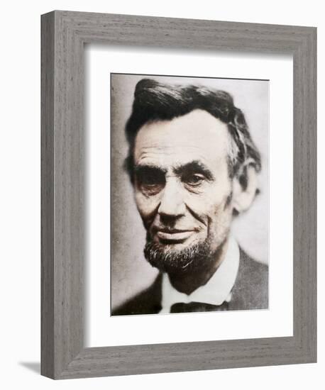 Last Photograph of Abraham Lincoln, (1809-1865), April 1865-null-Framed Photographic Print