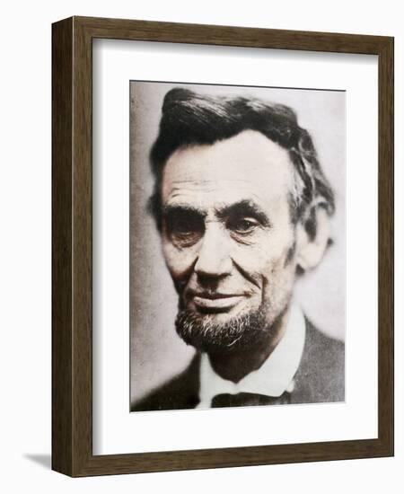 Last Photograph of Abraham Lincoln, (1809-1865), April 1865-null-Framed Photographic Print