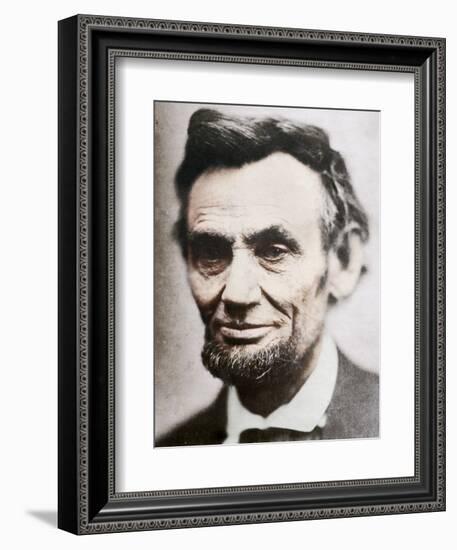 Last Photograph of Abraham Lincoln, (1809-1865), April 1865-null-Framed Photographic Print