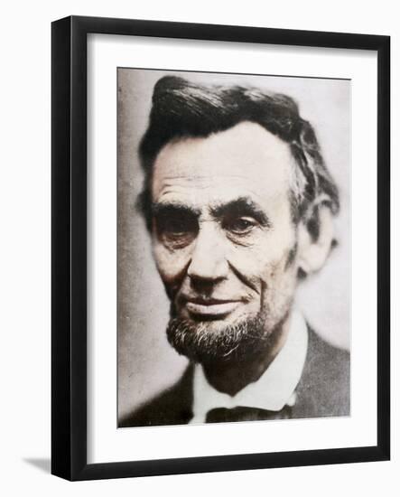 Last Photograph of Abraham Lincoln, (1809-1865), April 1865-null-Framed Photographic Print