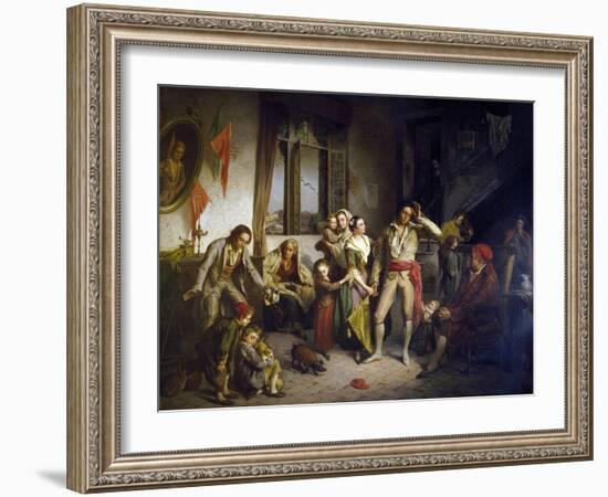 Last Prize in Boat Race, 1858-Antonio Rotta-Framed Giclee Print