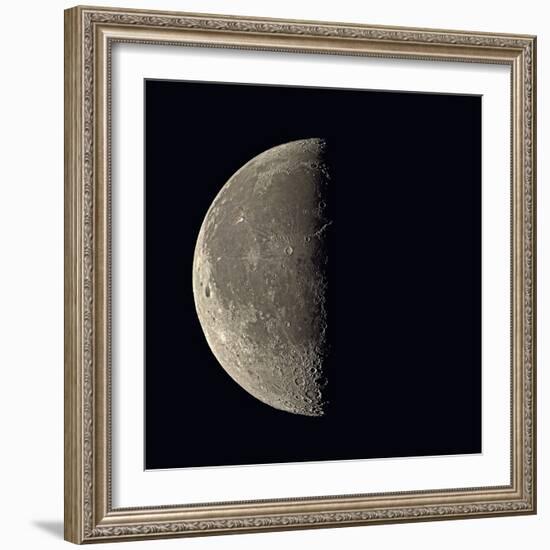 Last Quarter Moon-Eckhard Slawik-Framed Premium Photographic Print