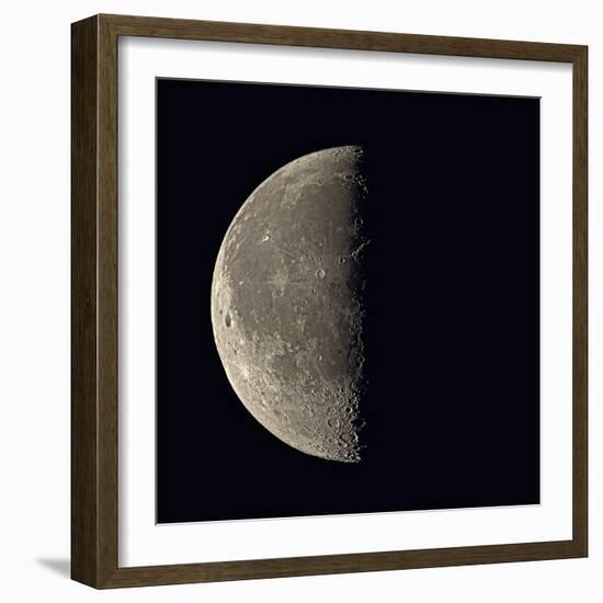 Last Quarter Moon-Eckhard Slawik-Framed Premium Photographic Print