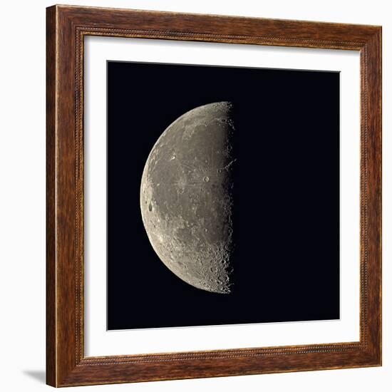 Last Quarter Moon-Eckhard Slawik-Framed Premium Photographic Print