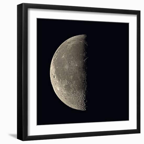 Last Quarter Moon-Eckhard Slawik-Framed Premium Photographic Print