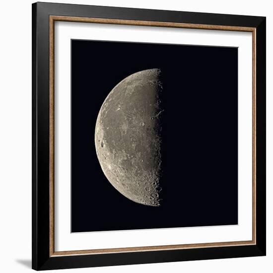 Last Quarter Moon-Eckhard Slawik-Framed Premium Photographic Print