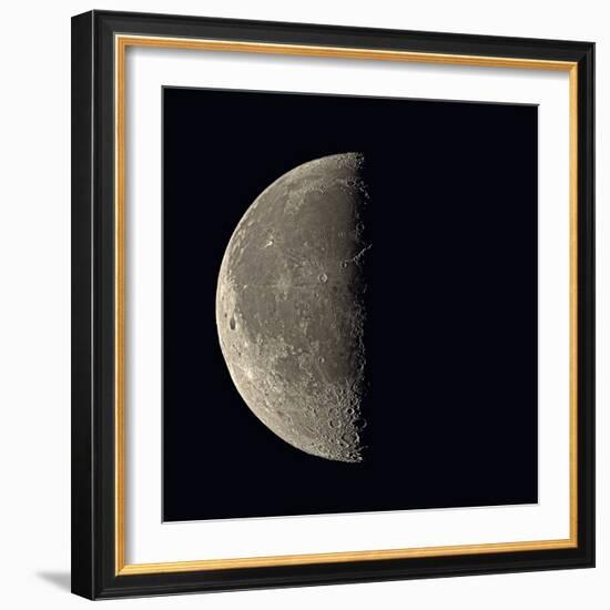 Last Quarter Moon-Eckhard Slawik-Framed Premium Photographic Print