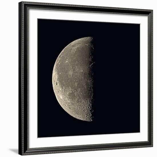 Last Quarter Moon-Eckhard Slawik-Framed Photographic Print