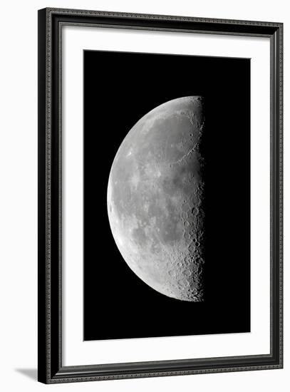 Last Quarter Waning Moon-null-Framed Photographic Print