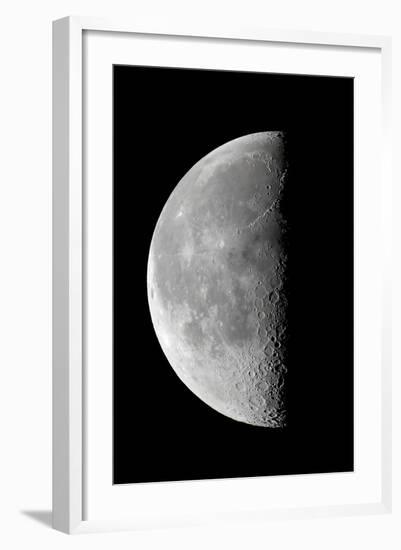 Last Quarter Waning Moon-null-Framed Photographic Print