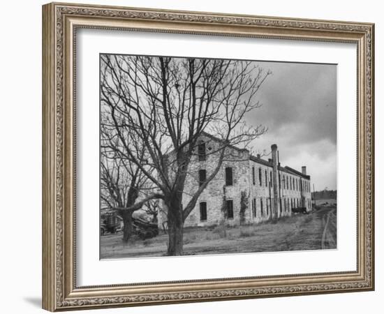 Last Remaining Original Building at the Louisiana State Penitentiary at Angola-null-Framed Photographic Print