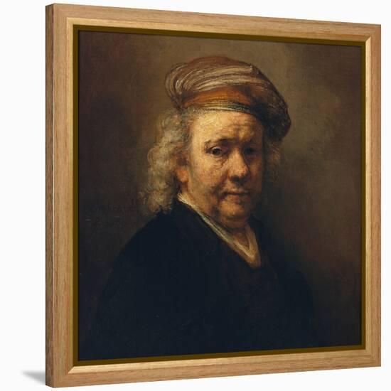 Last Self-Portrait, 1669-Rembrandt van Rijn-Framed Premier Image Canvas