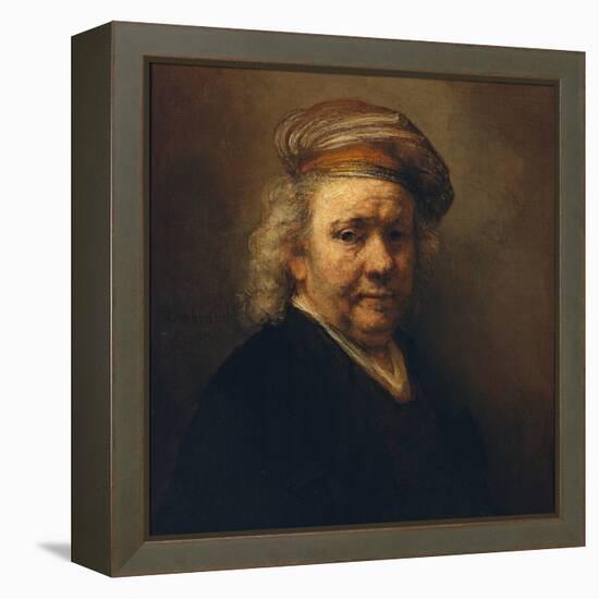 Last Self-Portrait, 1669-Rembrandt van Rijn-Framed Premier Image Canvas