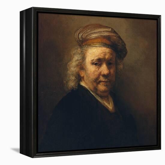 Last Self-Portrait, 1669-Rembrandt van Rijn-Framed Premier Image Canvas