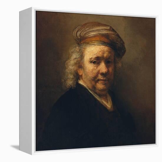 Last Self-Portrait, 1669-Rembrandt van Rijn-Framed Premier Image Canvas