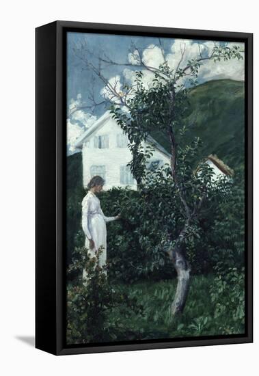 Last summer days, circa 1911-Nikolai Astrup-Framed Premier Image Canvas