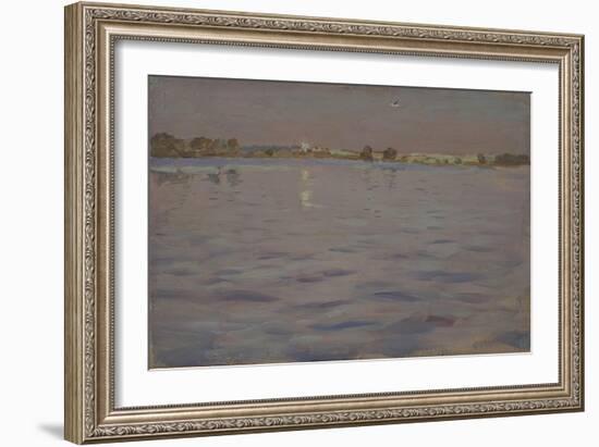 Last Sunshines. a Lake, 1898-1899-Isaak Ilyich Levitan-Framed Giclee Print