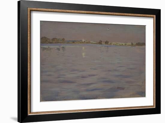 Last Sunshines. a Lake, 1898-1899-Isaak Ilyich Levitan-Framed Giclee Print