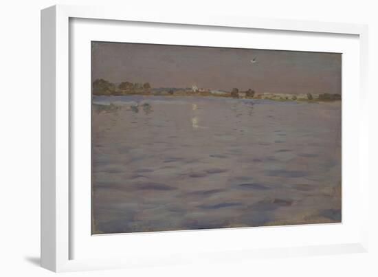 Last Sunshines. a Lake, 1898-1899-Isaak Ilyich Levitan-Framed Giclee Print